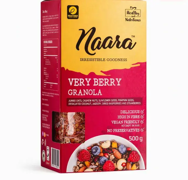 Naara Very Berry Granola 100Gm